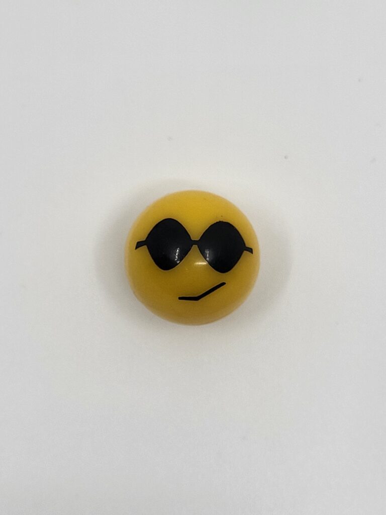 Ventiilikork Päikeseprillidega Emoji AV
