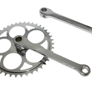 Vändad 170mm 46T kiiluga võllile Deepak, teras kroom