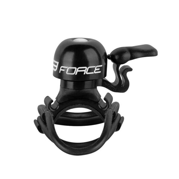 Rattakell 23mm Force Chick kummipaelaga, messing must/ plast must