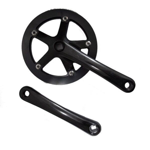 Vändad 175mm 39T teras must, ketikaitsmega