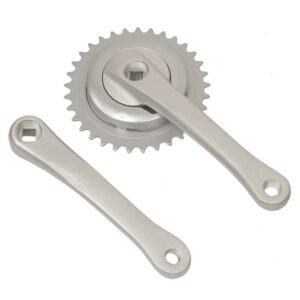 Vändad 170mm 33T alumiinium hõbe, ilukilbiga