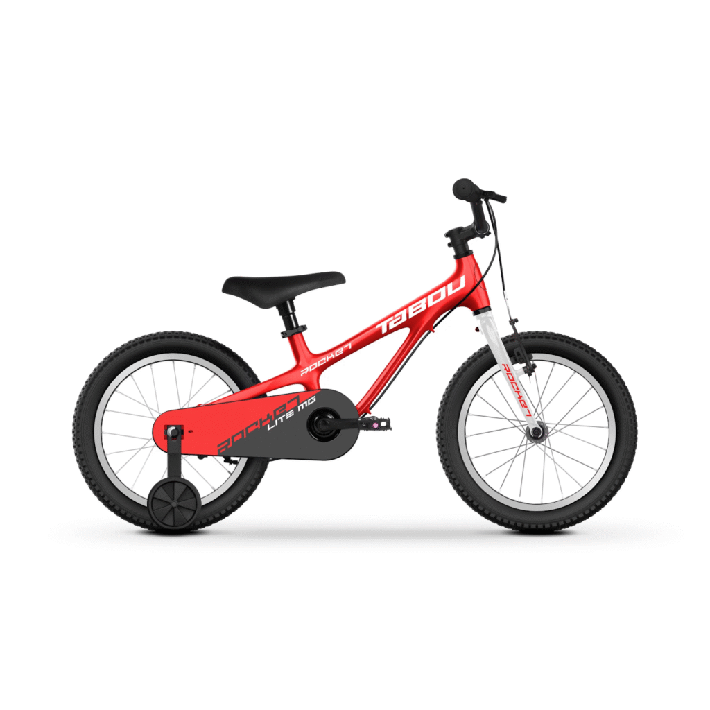 Ülikerge laste jalgratas 16" Tabou Rocket Lite MG, punane-valge