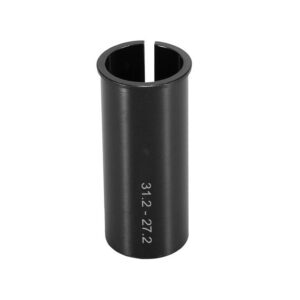 1 Sadulaposti adapter 27,2-31,2mm, alu must