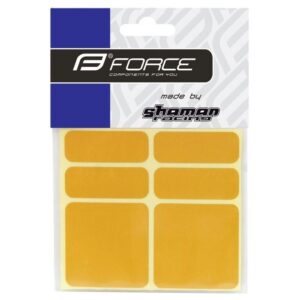 Helkurkleepsud Force, kollased 6tk