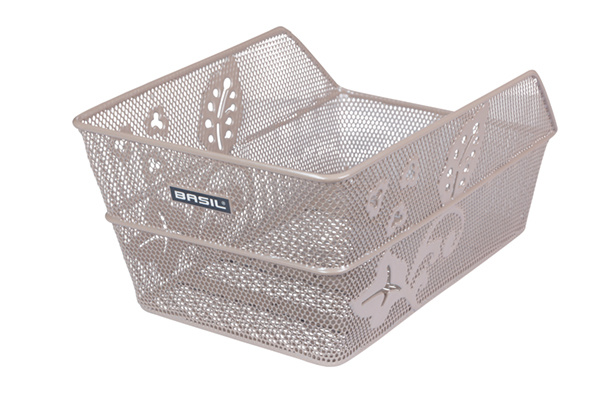 Pakiraamikorv Basil Cento Flower 38x24x11cm, teras beež