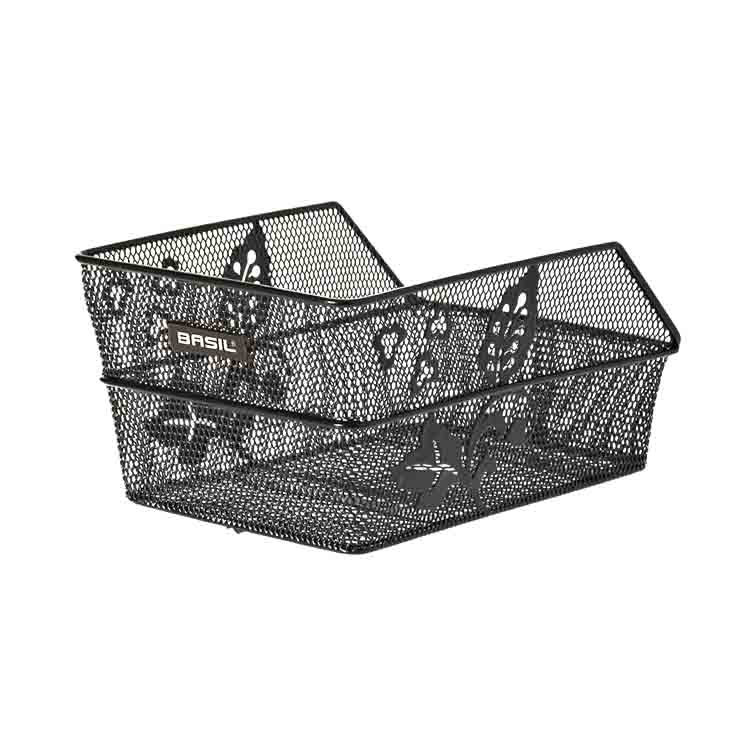 Pakiraamikorv Basil Cento Flower S 31x21x9cm, teras must