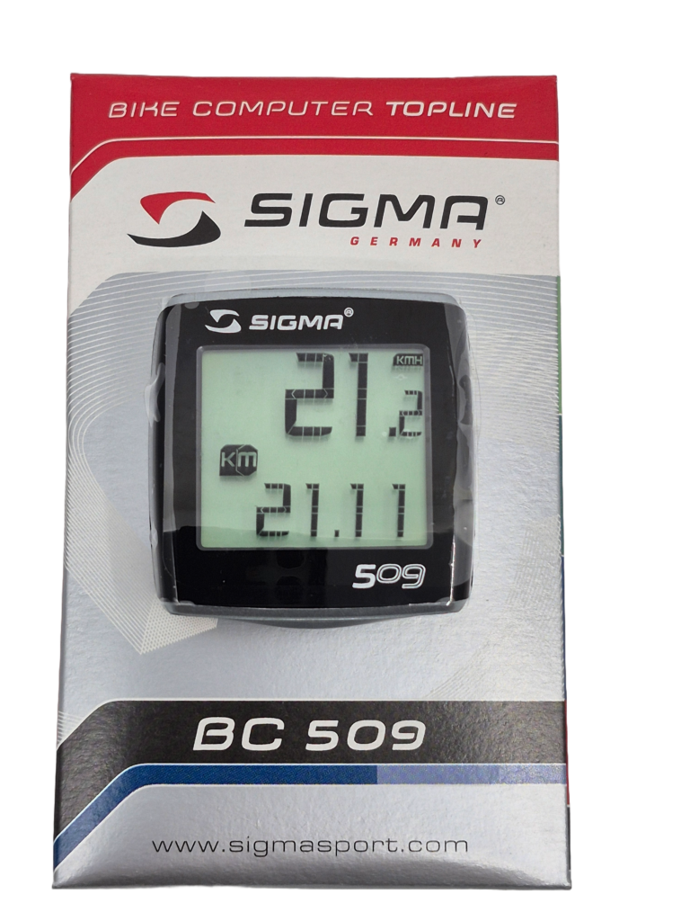 Rattakompuuter Sigma BC 509, juhtmega must
