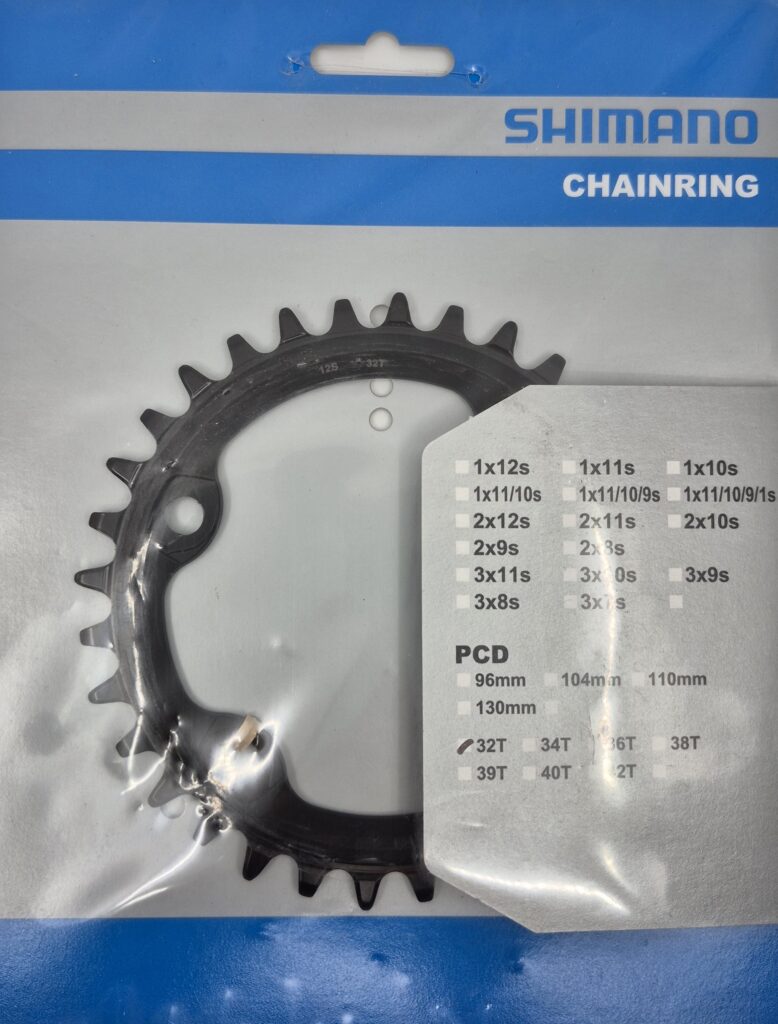 Hammasratas 32T Shimano FC-MT610 1×12 käiku 4 auku BCD 96mm, must