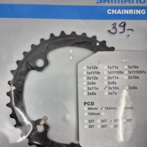 Hammasratas 36T Shimano XT FC-T781 3×10 käiku 4 auku BCD 104mm, must
