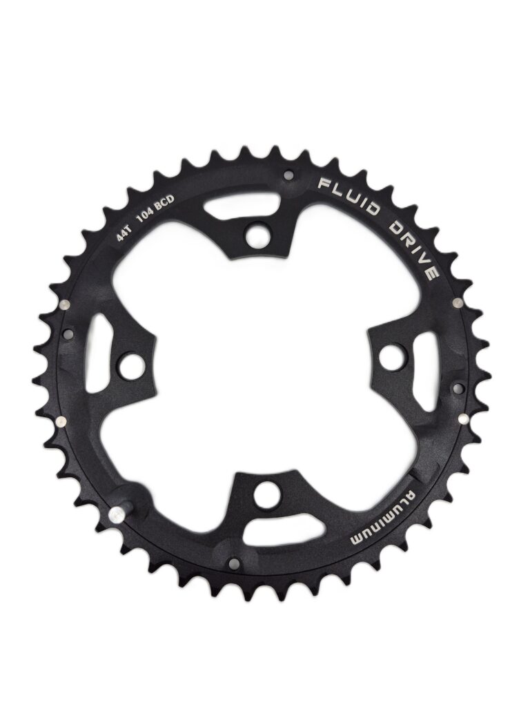 Hammasratas 44T SunRace CRMX0 4 auku BCD 104mm, must